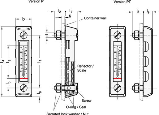 Oil Level Indicators  GN 650.2 sketch