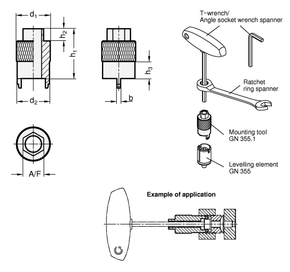 Assembly Tools GN 355.1 sketch