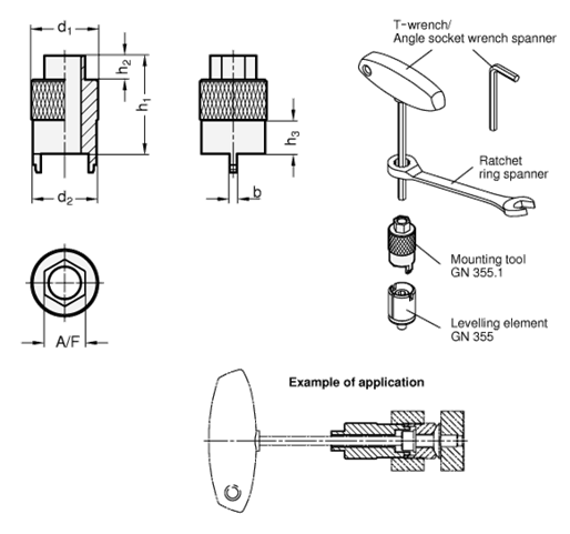 Assembly Tools GN 355.1 sketch