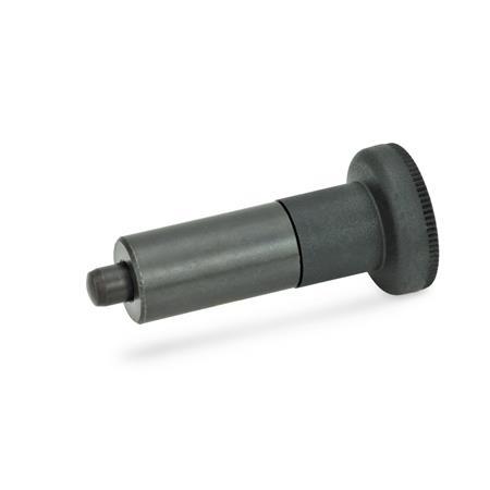 Indexing Plungers steel  blackened GN 618