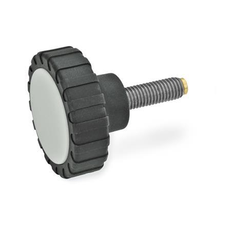 Knurled Screws  threaded stud Stainless Steel GN 7336.5