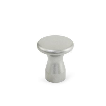 Waist Shaped Stainless Steel Knobs GN 75.5