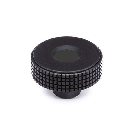 Knurled Knobs  bushing brass GN 534