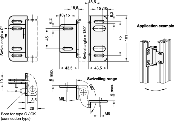 Mounting Plate GN 139.4 sketch