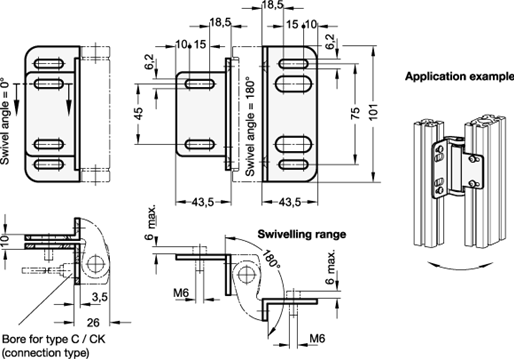 Mounting Plate GN 139.4 sketch