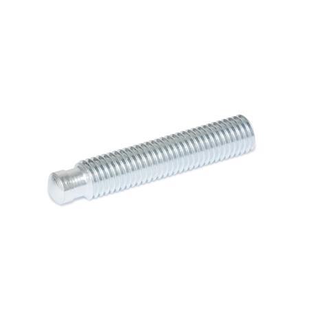 Grub Screws Steel  zinc plated DIN 6332