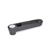 Cranked Handles with Retractable Handle plastic coated GN 472.3 thumbnail