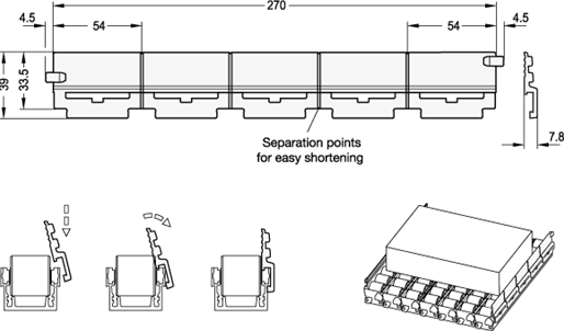 Containment Edge Strip GN 646.4 sketch