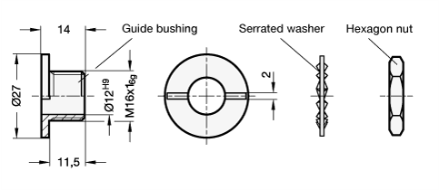 Guide Bushing GN 118.1 sketch